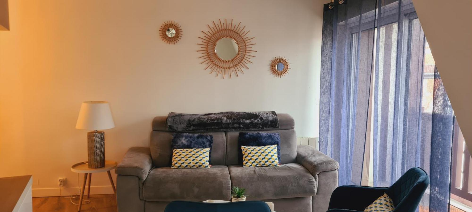Duplex Au Coeur De Deauville Avec Vue Imprenable Et Parking Prive Luaran gambar